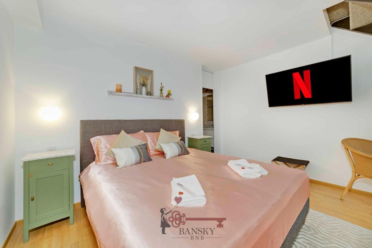 Апартаменти Duplex Loft In Lugano Center With Garden, Wi-Fi -By Easylife Swiss Екстер'єр фото